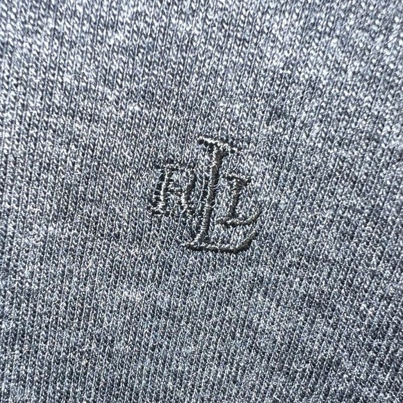 Lauren Ralph Lauren - Women's Size XL - Dark Grey Top - Cowl Neck Long Sleeve - Picture 3 of 10